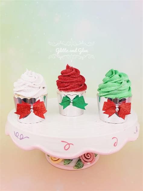 fake christmas cupcakes|Fake Christmas Cupcakes .